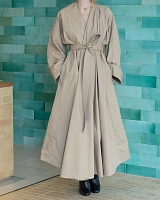 DRAPED COAT
