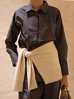 TUNIC SHIRT Charcoal