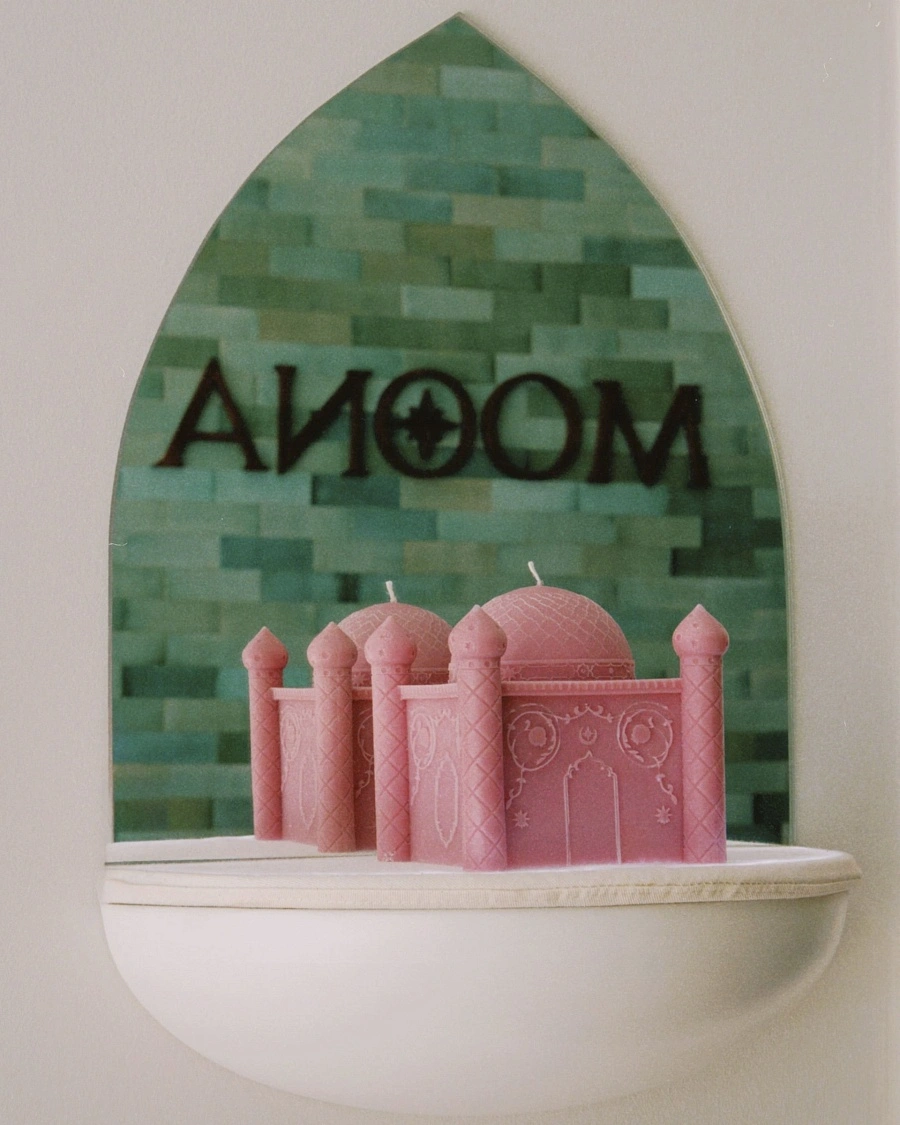 Свечка MOONA pink