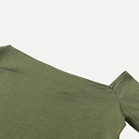 Olive Green One Shoulder Top