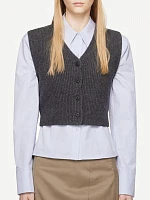 BUTTON UP KNIT VEST