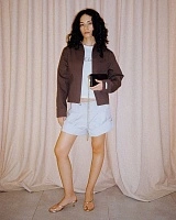 LELIA CLUTCH BLACK LEATHER