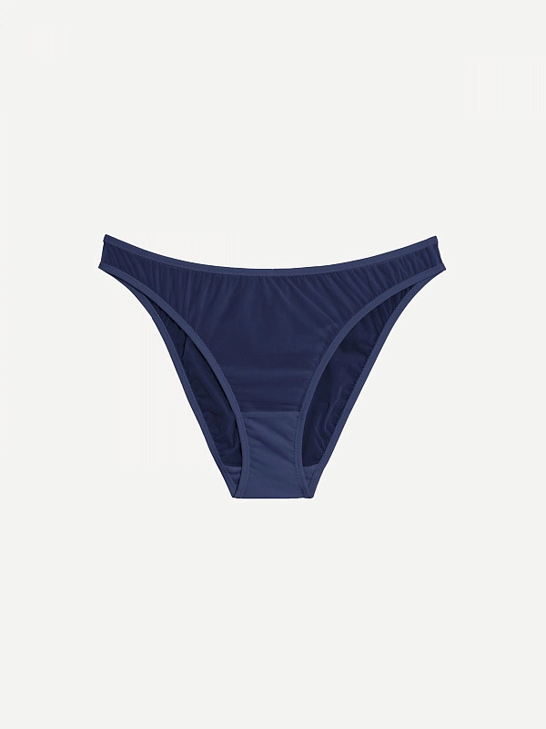 LORA трусики с завышенной посадкой из тюля