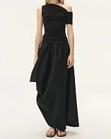 Black One Shoulder Top