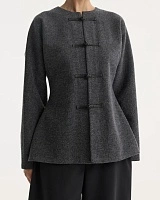 Mandarin waisted cardigan