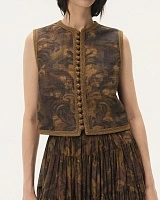 Acanthus Button Knot Vest