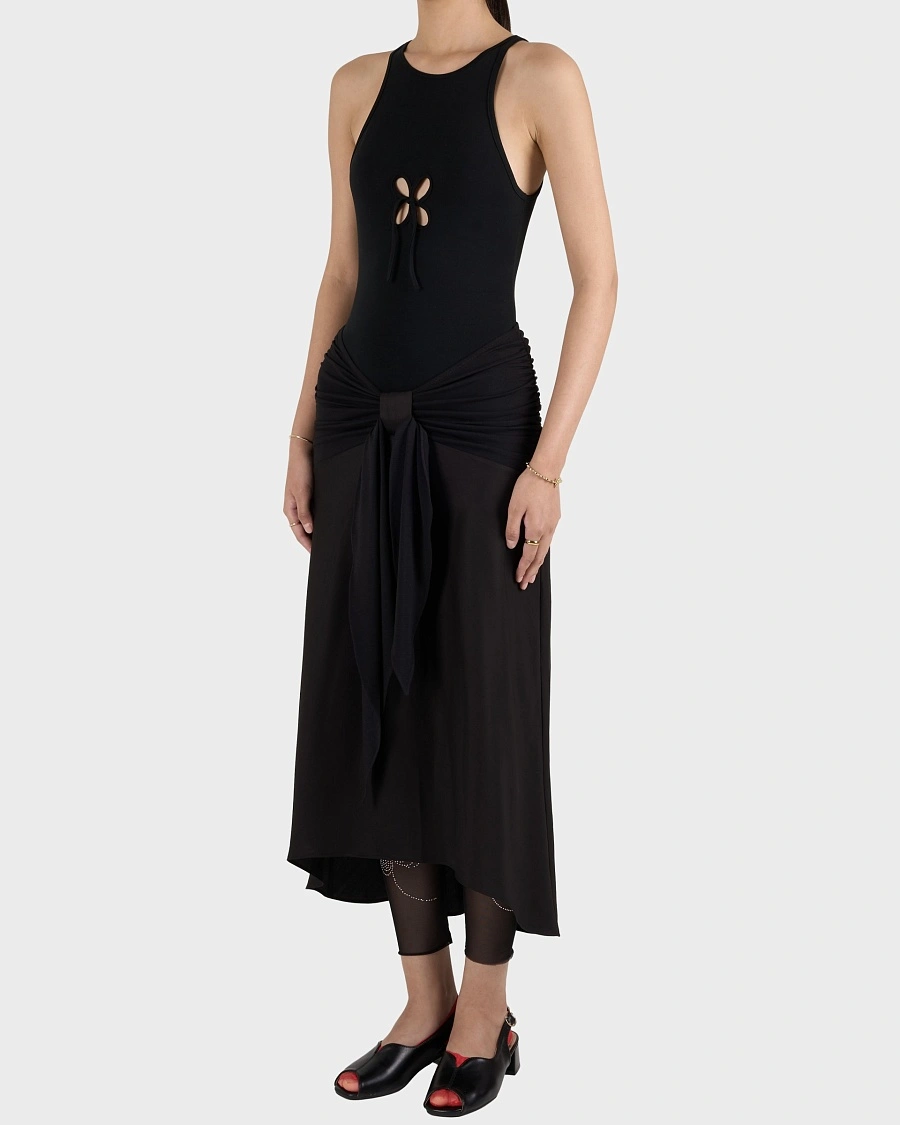 BOW SHIFT SKIRT
