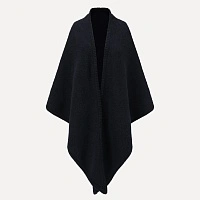 Navy blue triangular shawl scarf