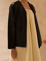 DRAPED JACKET