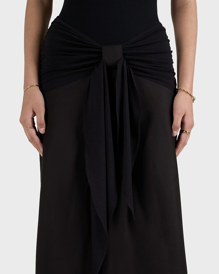 BOW SHIFT SKIRT