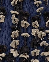FLORAL KNITTED SCARF