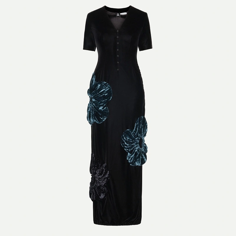 EVENING FLOWER DRESS