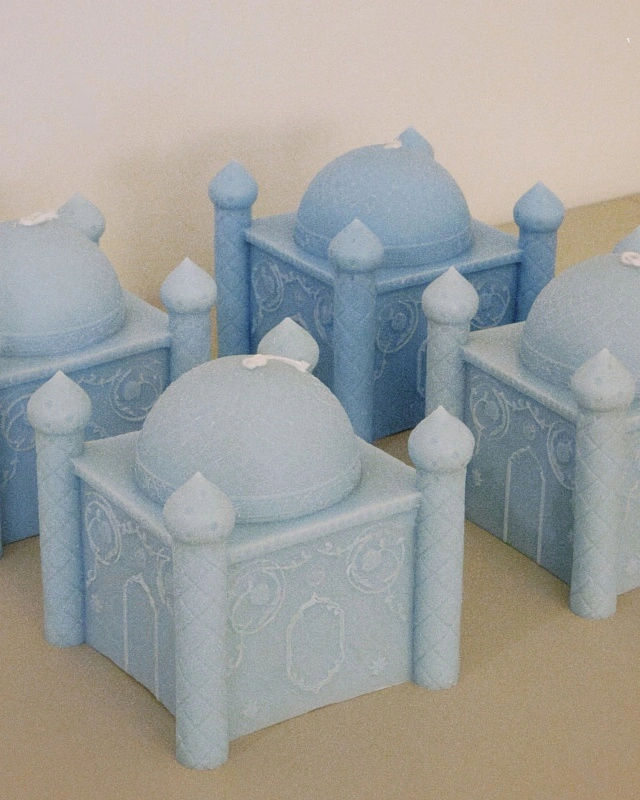 Свечка MOONA blue