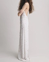 LONG DRESS FRANCINE EMBROIDERED