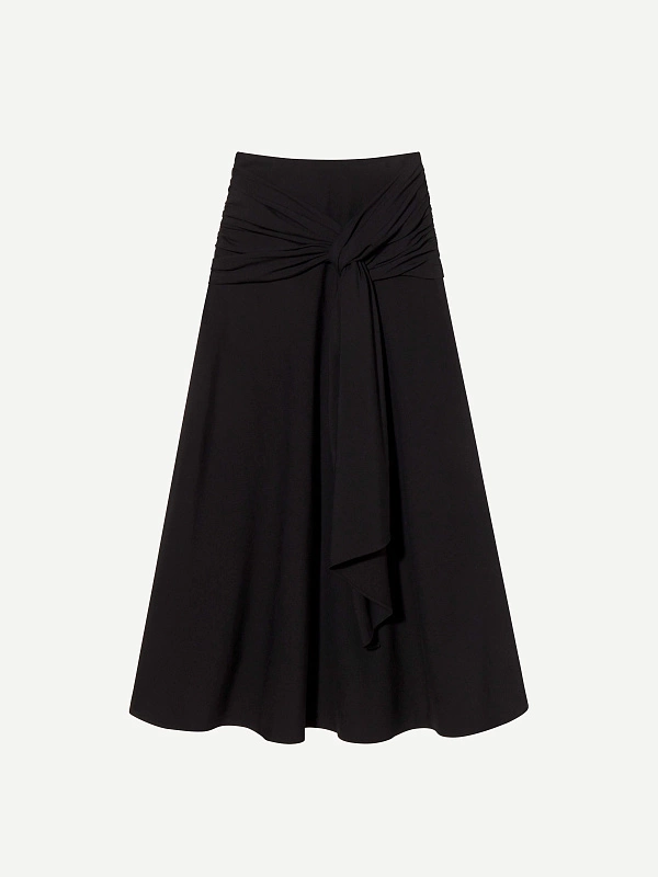 TIE WB SKIRT Black