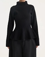 Sculptural knitted top