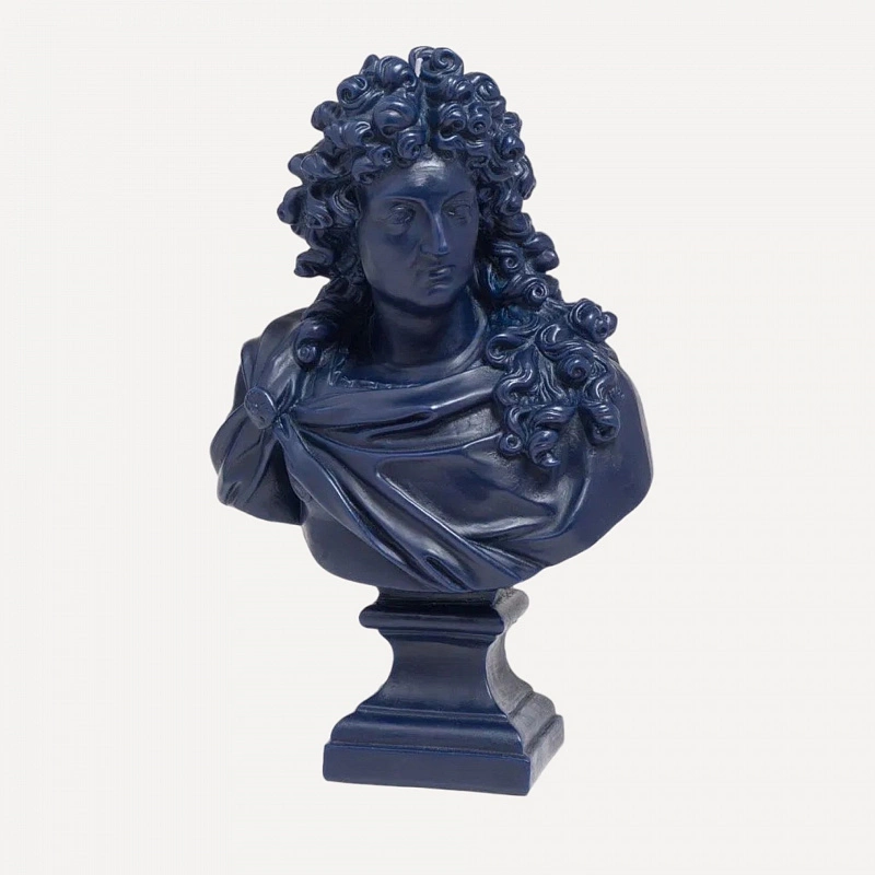 BUSTE LOUIS XIV BLEU MARINE