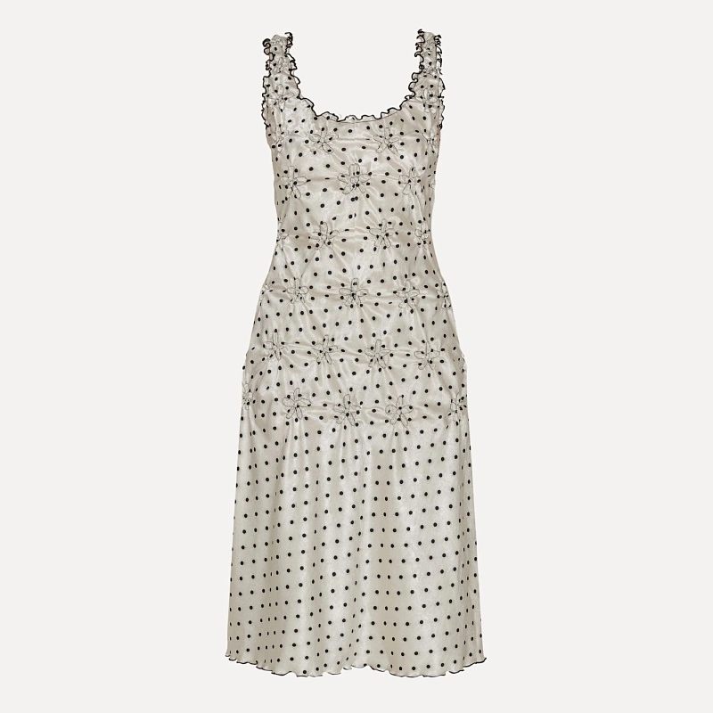 MARKIZA DRESS polka dot print
