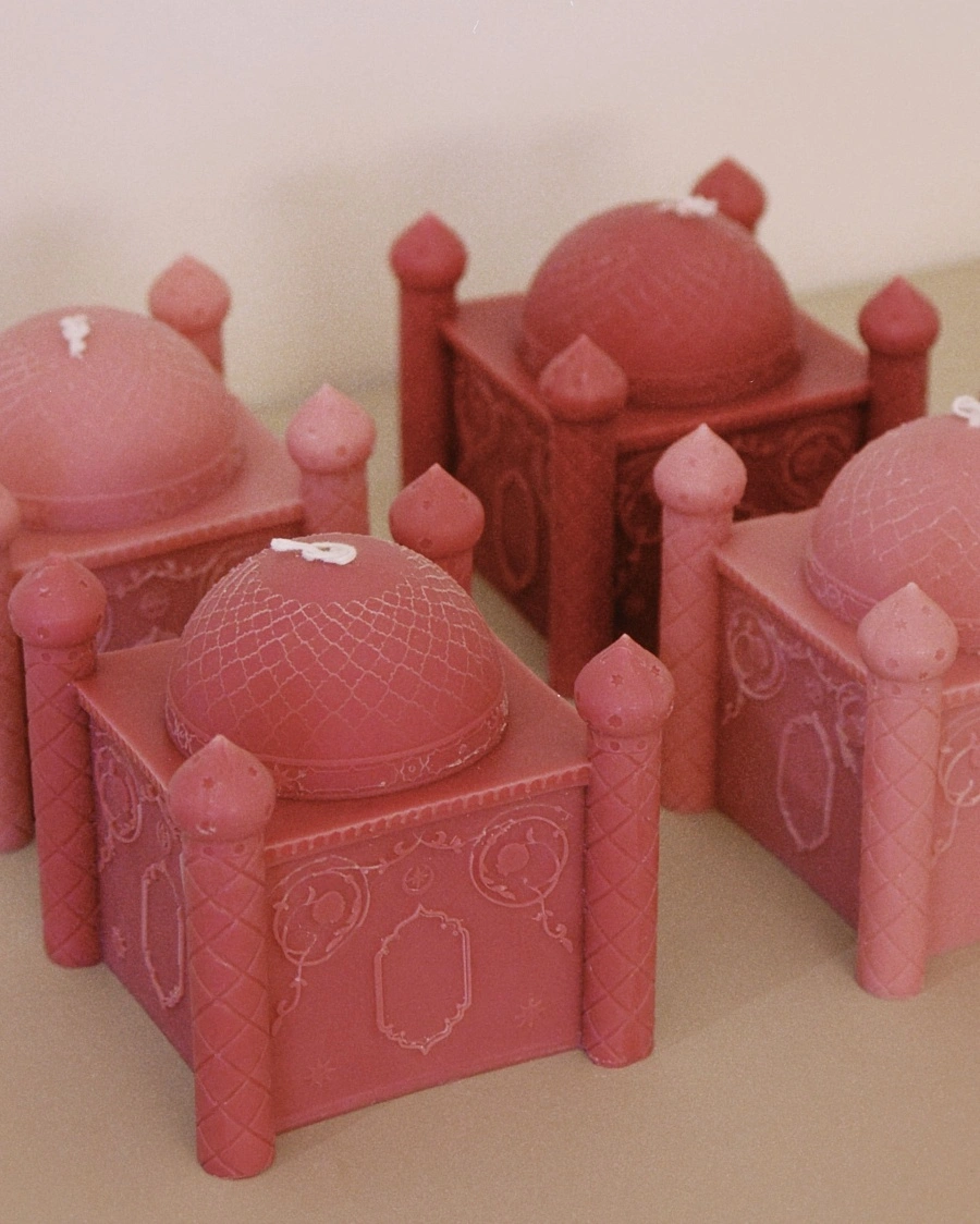 Свечка MOONA pink