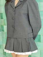 Oversized short jacket