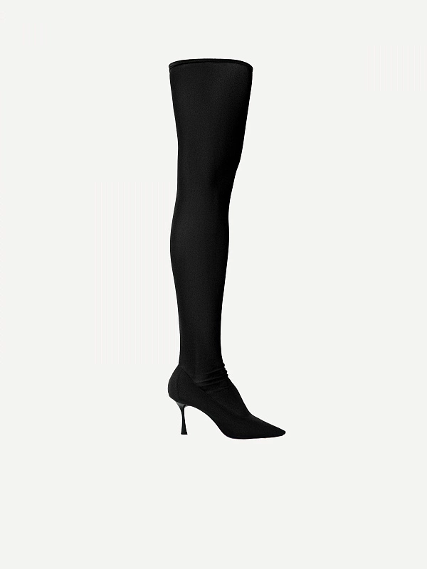RAZOR 90 THIGH BOOT blk
