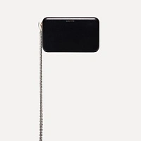 LELIA CLUTCH BLACK LEATHER