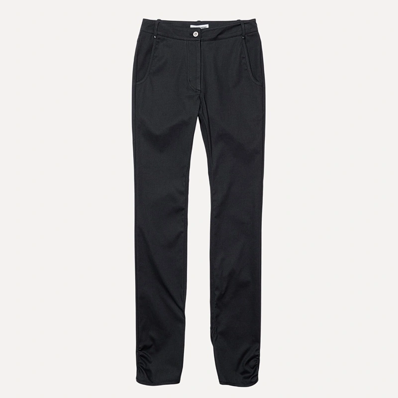 SLIT HEM SLIM-FIT PANTS