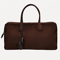 LARGE BRIGITTE BAG BROWN SUEDE