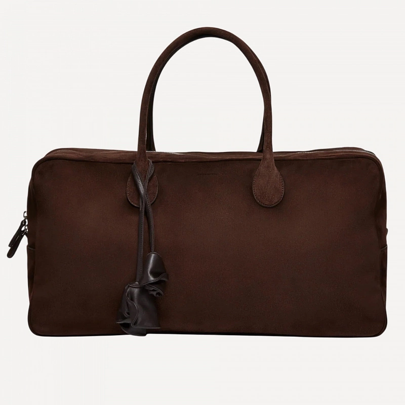 LARGE BRIGITTE BAG BROWN SUEDE