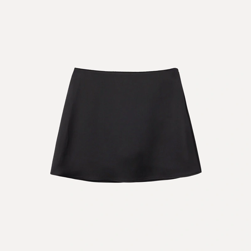 SATIN MINI SKIRT