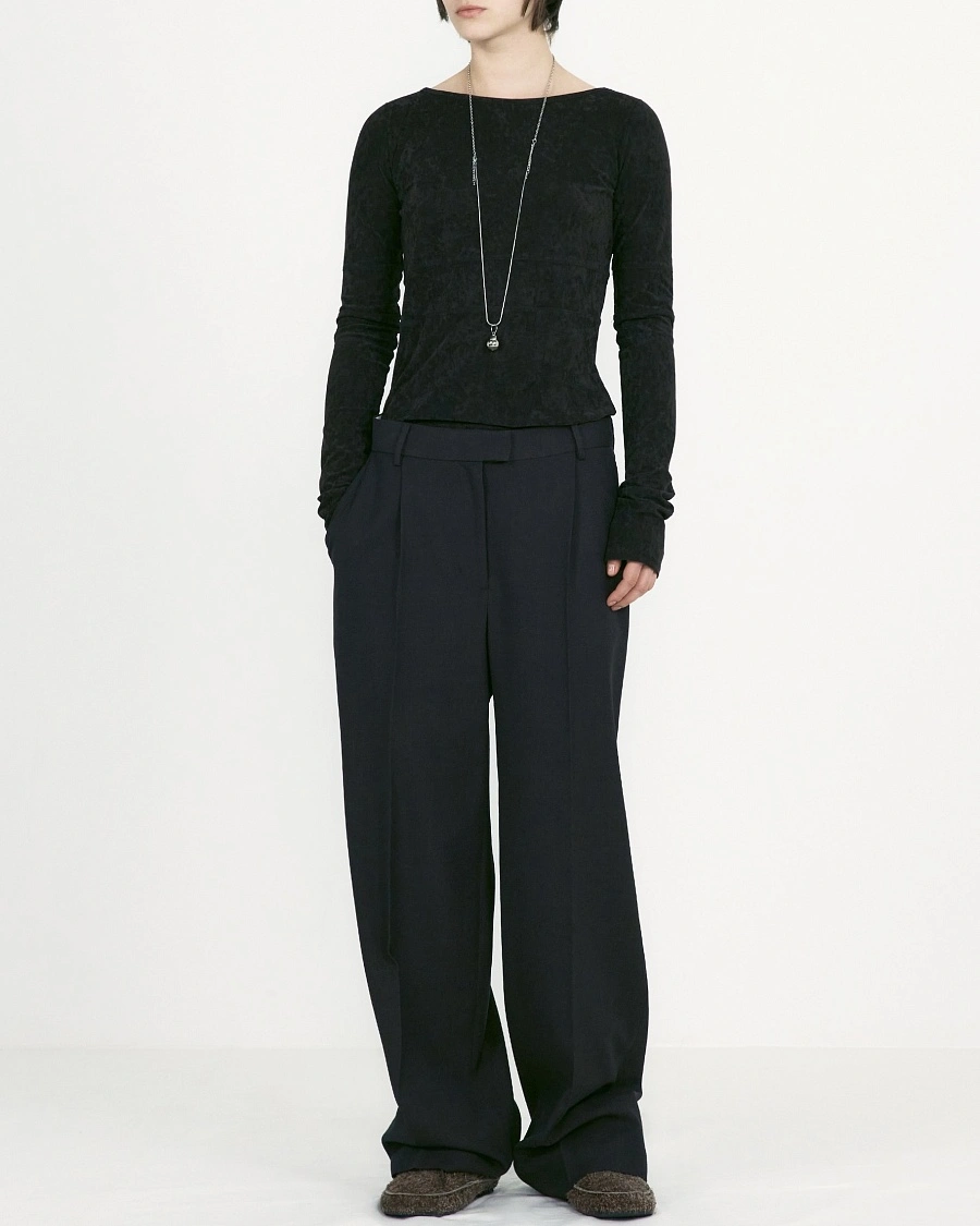 BELTED POINT TROUSERS