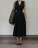 PLEATED DRESS