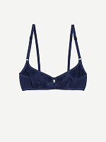 DEMI бюстгальтер с половинкой чашки из двойного тюля